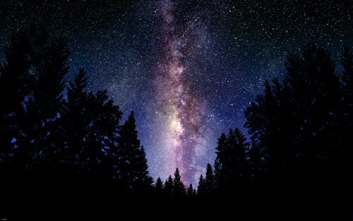 Amazon.com: HSE The Milky Way Outer Space Poster Beautiful Colors